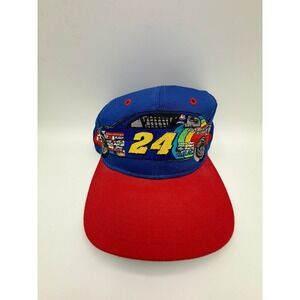 Vintage Jeff Gordon 24 NASCAR Hat DuPont Racing Chase Authentics Cap